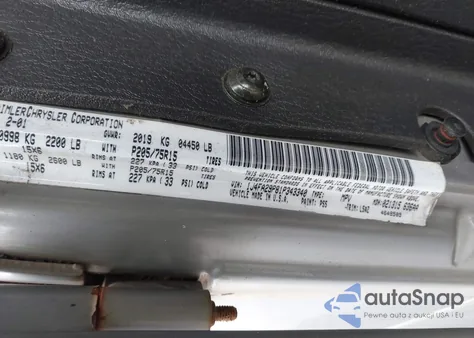 2001 Jeep Wrangler Se z USA, uszkodzony, nr VIN 1J4FA29P81P343340